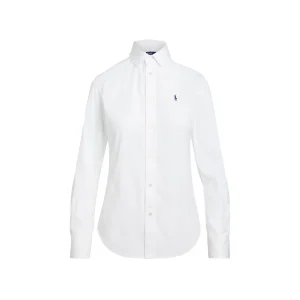 Camicia Donna Cotone Oxford Bianca