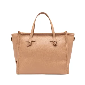Borsa a mano Donna in pelle double marrone