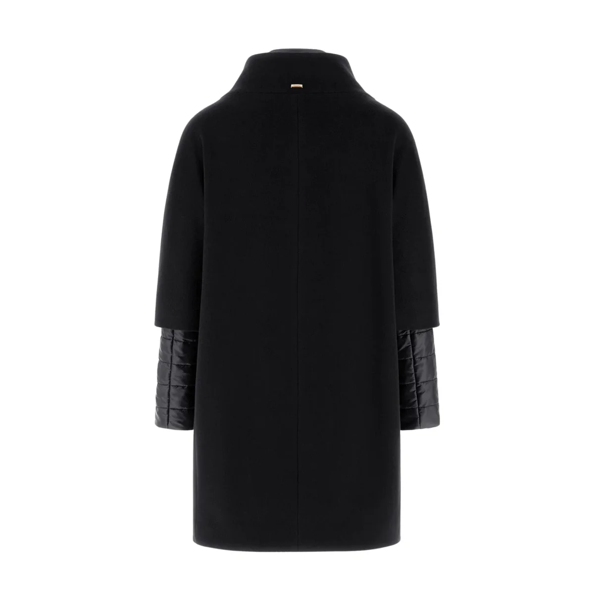 Cappotto Donna Nero in nylon e lana - immagine 3