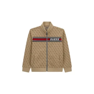 Felpa Junior full zip logata