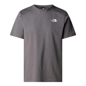 T-Shirt Uomo Grigia con Box sul retro
