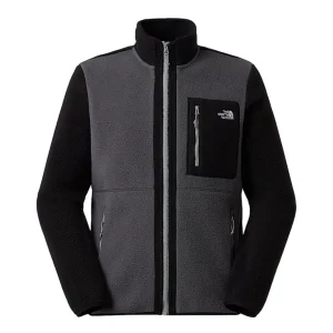 Giacca Uomo in pile Grigio/Nero