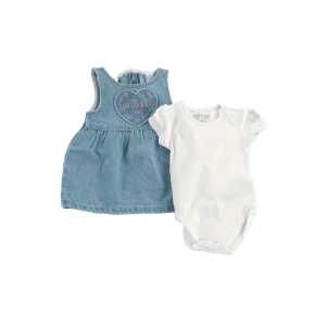 GUESS Set Bambina T-shirt e Vestitino Cotone